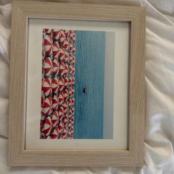 amalfi coast print with frame