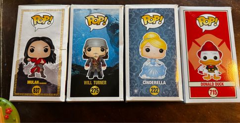 Funko Pop Disney Lot of 4 Figures