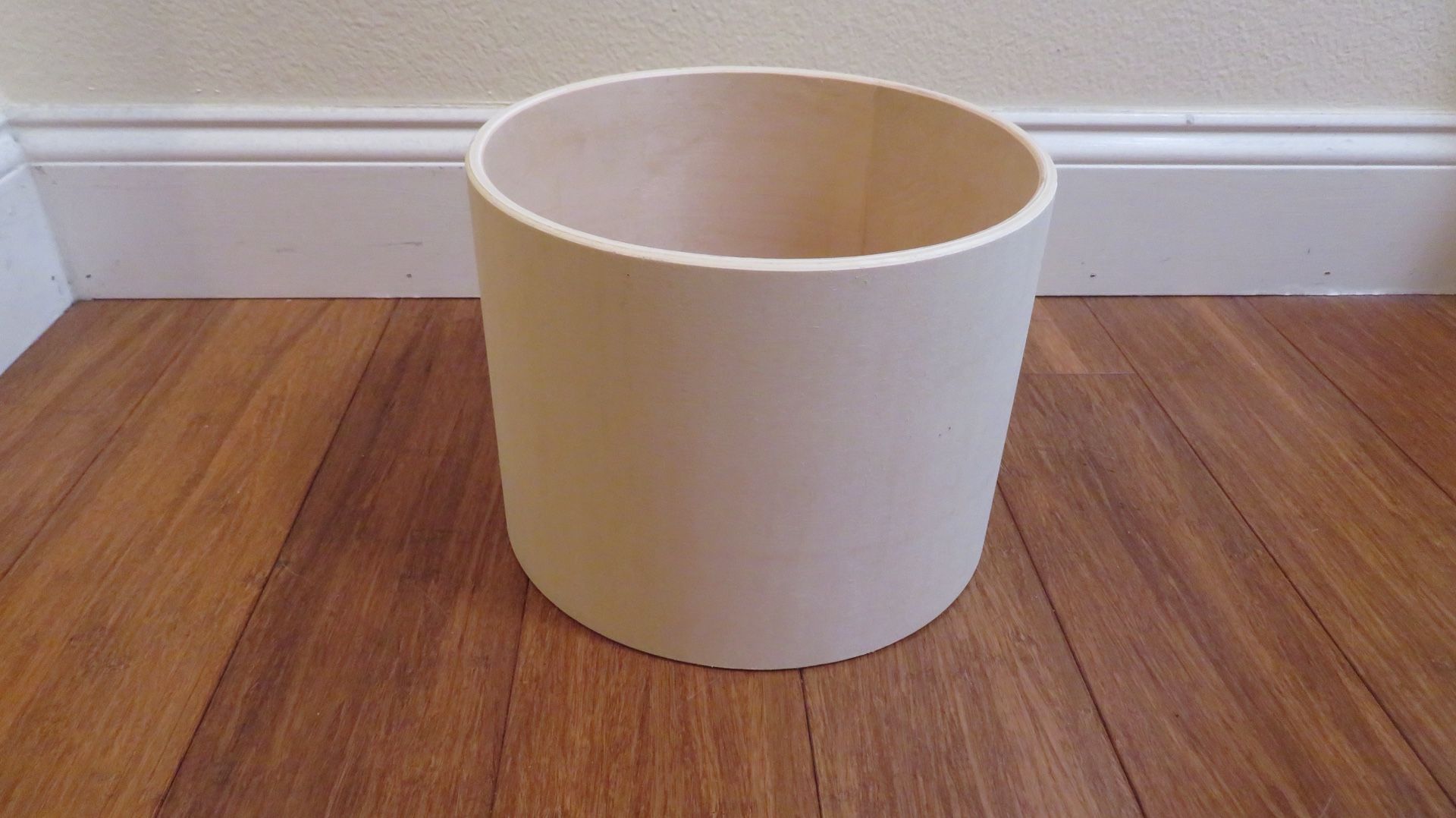 10” Inch Raw Wood Drum Shell - Good Condition.