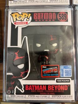Funko Pop! Batman Beyond NYCC Con Sticker 1000 Piece Battle Damaged Exclusive