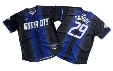 Detroit Tigers #29 Tarik Skubal Jersey Motor City M-XL Size