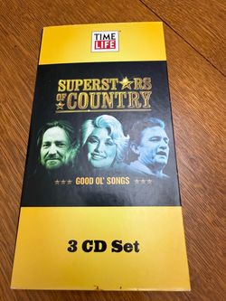 Time, life superstars of country good ol’ songs three CD set