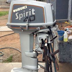 40 Hp Suzuki Spirit