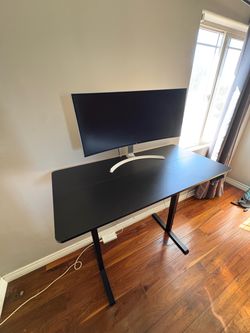 Black Electric Standing Desk