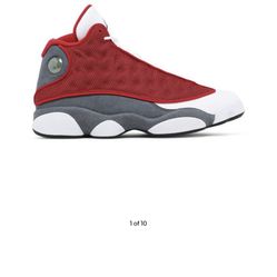 Air Jordan 13 Retro Size 11 1/2 Gym Red/Black – Flint Gray – White