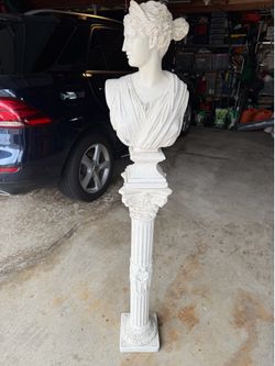 Diana Bust Sculpture - Greek Goddess of Hunting Artemis Sculpture 24”