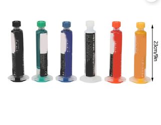 6-Piece UV Solder Mask Ink – Light-Curing Resist Oil for BGA PCB Circuit Boards