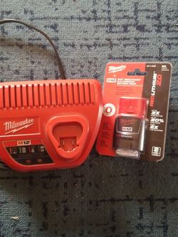 Brand New Milwaukee M12 Charger And Battery