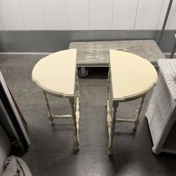 Antique White End Tables Set
