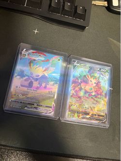 Leafeon alt arts from evolving skies pokemon