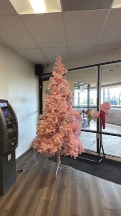 Pink Christmas tree