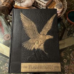 1933 Abilene Highschool Engraved Art Filled Yearbook 