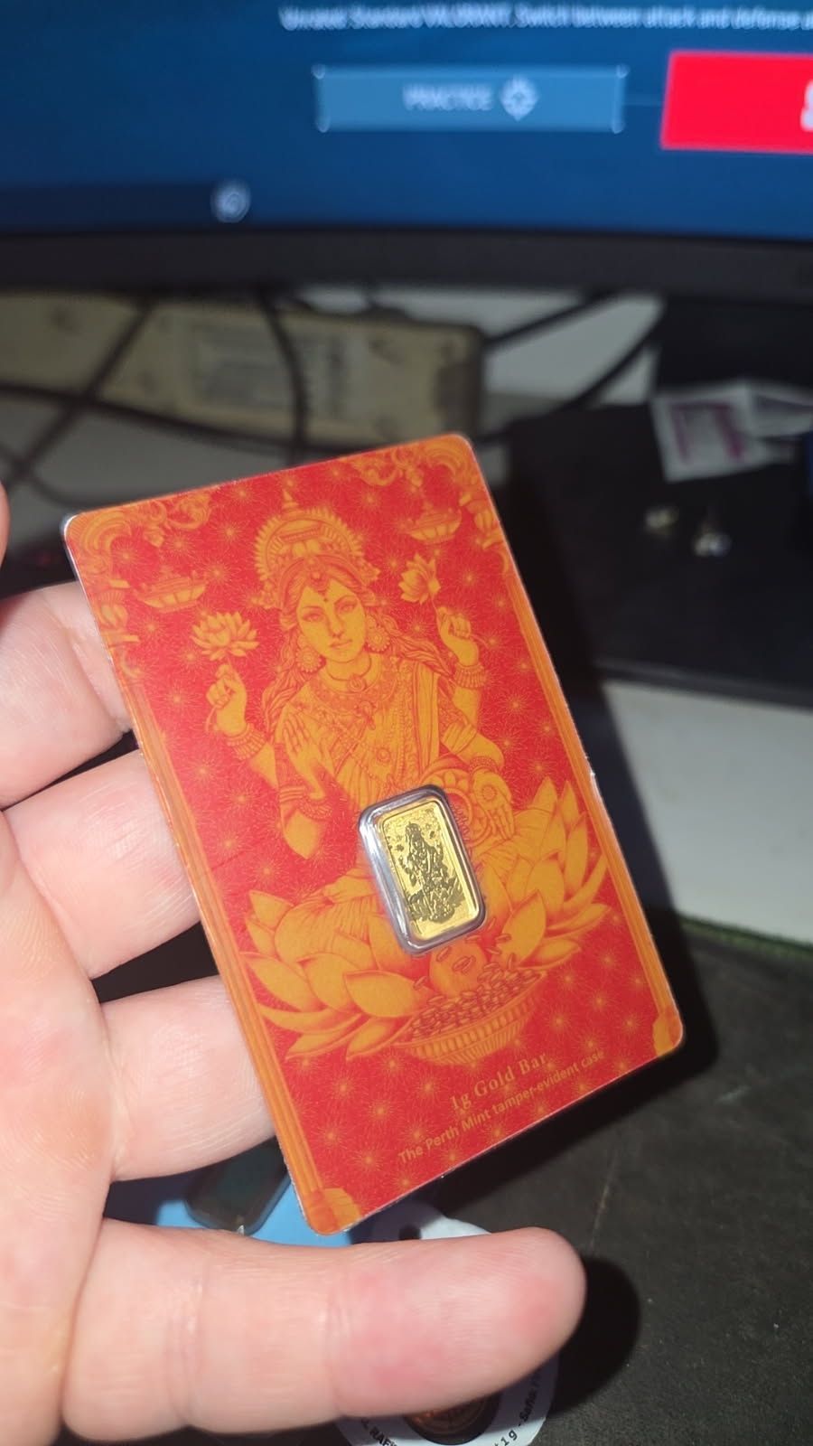 1 Gram Gold Perth Mint Diwali Lakshmi