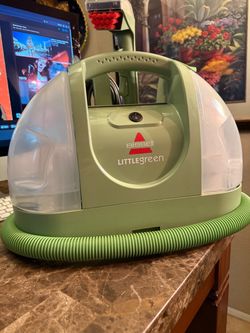 BISSELL Little Green Multi-Purpose Portable Carpet and Upholstery Cleaner, 1400B Works perfectly