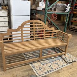 6-foot Teak Wood Garden Bench (new)