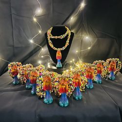 Collar Santa Muerte Con Bracelet 