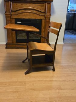 Antique school desk