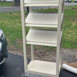 White Slanted Shelf 