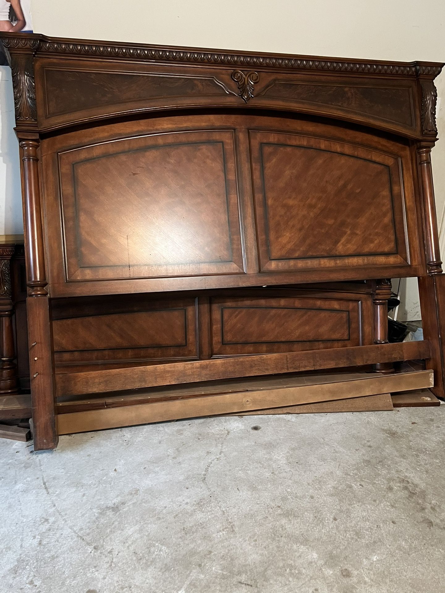 wooden bed King Size frame