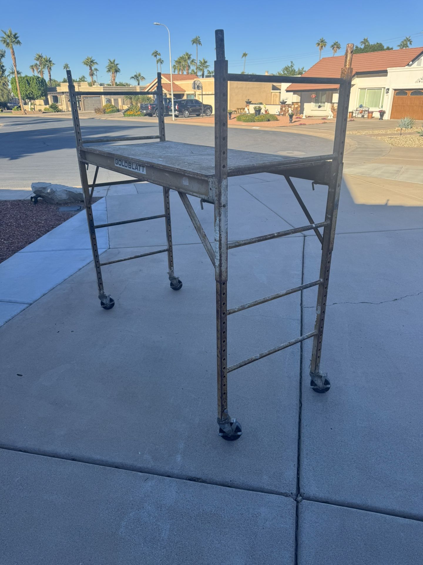 6 Foot Heavy Duty, Rolling Scaffolding By Goldblatt Biljax Brand