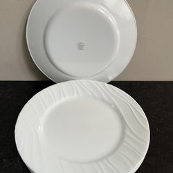#6 CORELLE (SWEPT) DINNER PLATES