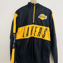 Mens Medium Lakers Windbreaker 