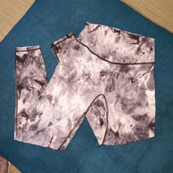 Gymshark Marble Print High-Waist Leggings