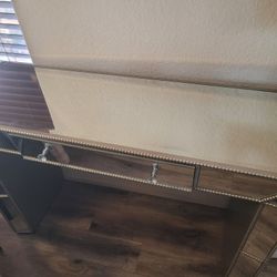 Glass Vanity Desk