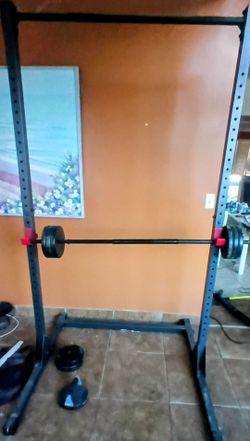Home weightlifting setup