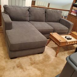 Sofa Couch Dark Grey