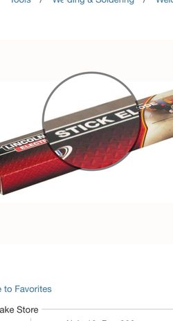 Lincoln 7018AC welding rods