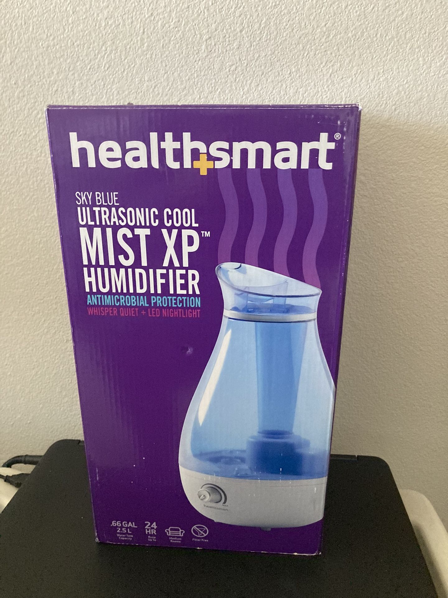 Humidifier - Mist XP Cool Ultrasonic Humidifier, 2.5 L, - HealthSmart