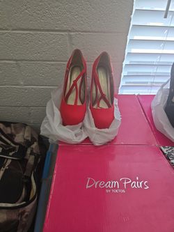 high hills red black nudes black & white $45 for All brand new size 8