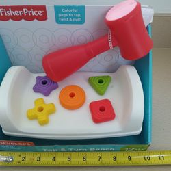 New Tap & Turn Bench Fisherprice play toy 12mth and up New in box. $5 each.
  Have 3 available 
Great for boys and girls