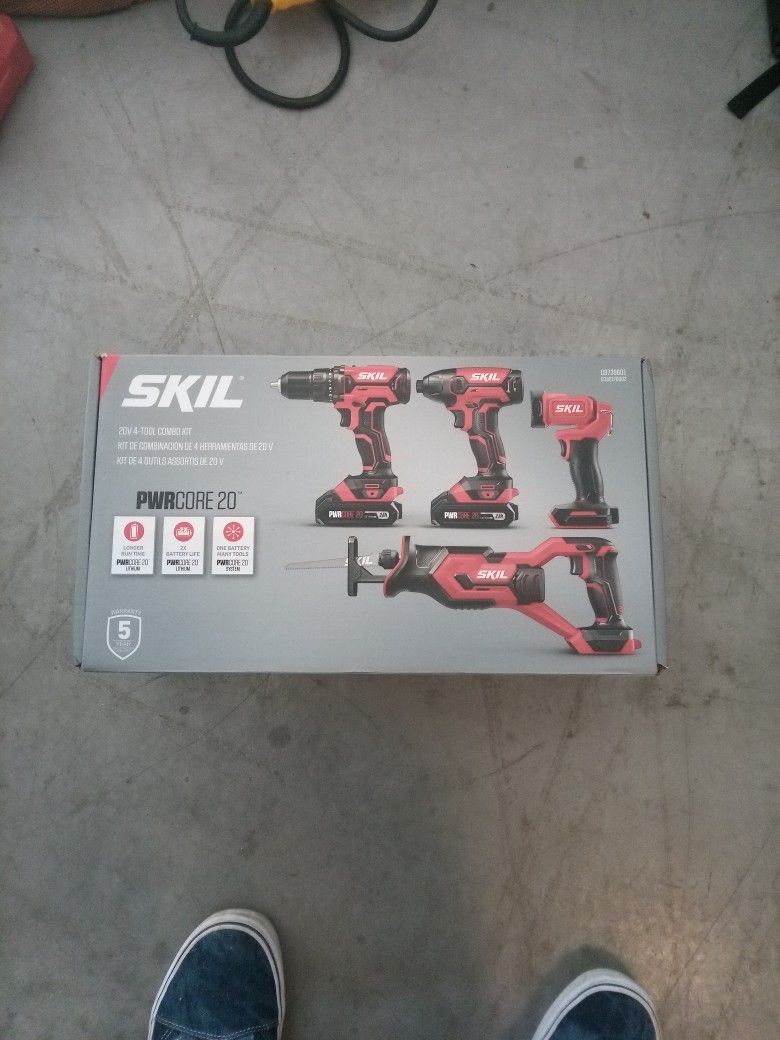 SKIL 20V 4-Tool Combo Kit