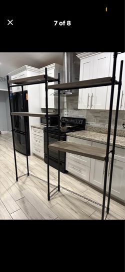 NEW OVER THE WASHER & DRYERS ORAGANIZER SHELVE-NEED GONE