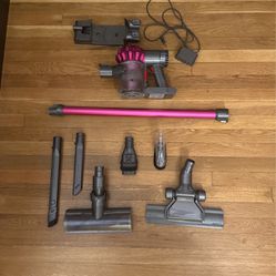 Dyson V6 Handheld Vacuum With Lots Of Accessories