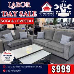Sofa And Love Seat $999
