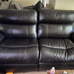 Leather Electric Couch 