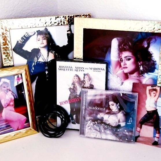 Madonna Vintage New 80s Memorabilia DVD, CD, Jelly Bracelets and