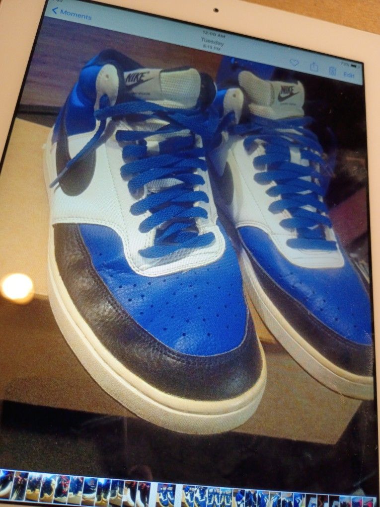 NIKE AIR JORDAN 1 RARE " AIR SOAR BLUE" 2017 332550-400. SIZE 11.5