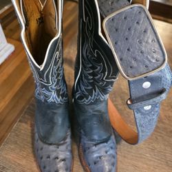 Vintage Cowboy Boots Mens Size 8.5