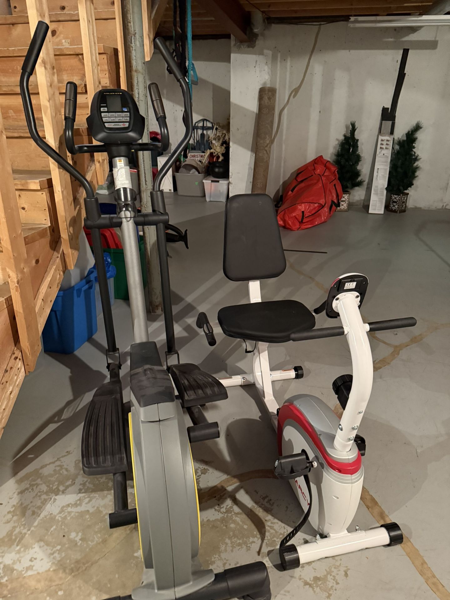 Elliptical and Exercise Bike $50 Or Best Offer