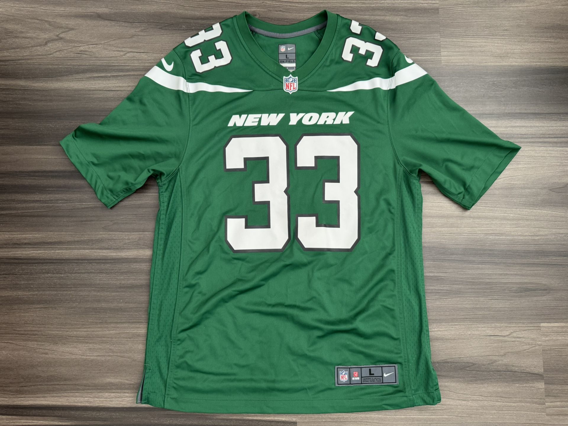 Nike On Field New York Jets Jamal Adams #33 NFL Green Jersey Men’s Large
