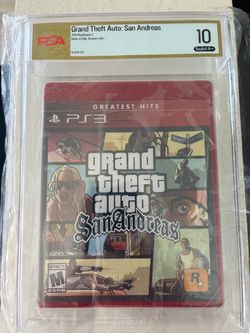 PSA 10 A++ Grand Theft Auto San Andreas