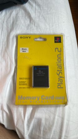 Sony PlayStation 2 Memory Card 8MB Black in retail package