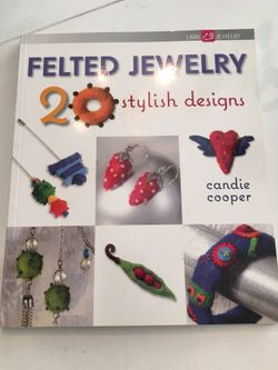 Felted jewelry making book