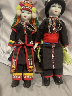 Porcelain Asian Dolls