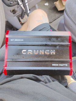 3500 watts crunch amp