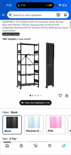 Metal Rack 5 Tier